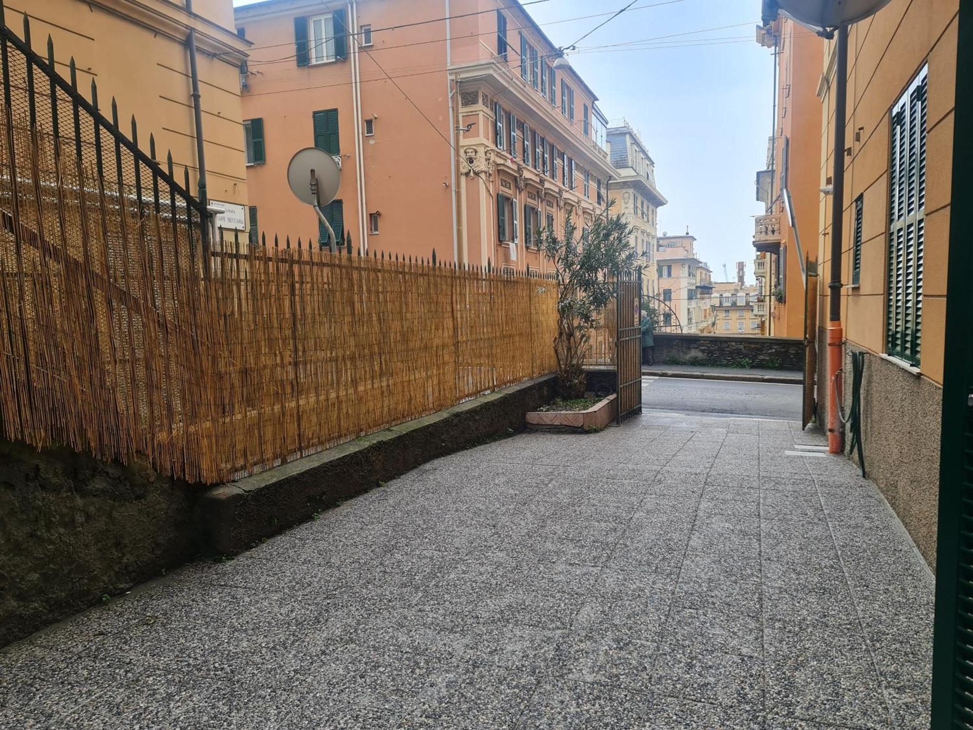 Ampio Appartamento Con 2 Posti Auto E Cortile 热那亚 外观 照片